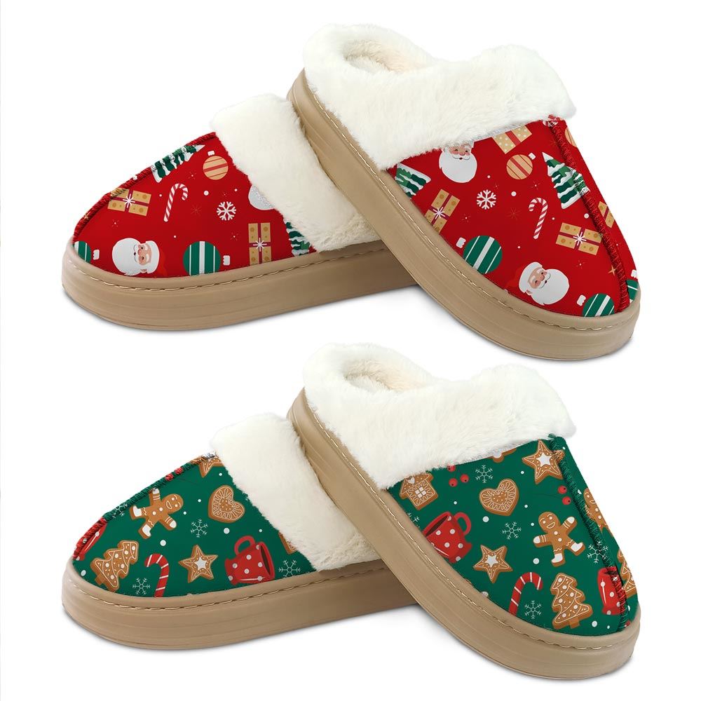 Chaussons de noel ass t36-37/38-39 2mods /12pcs