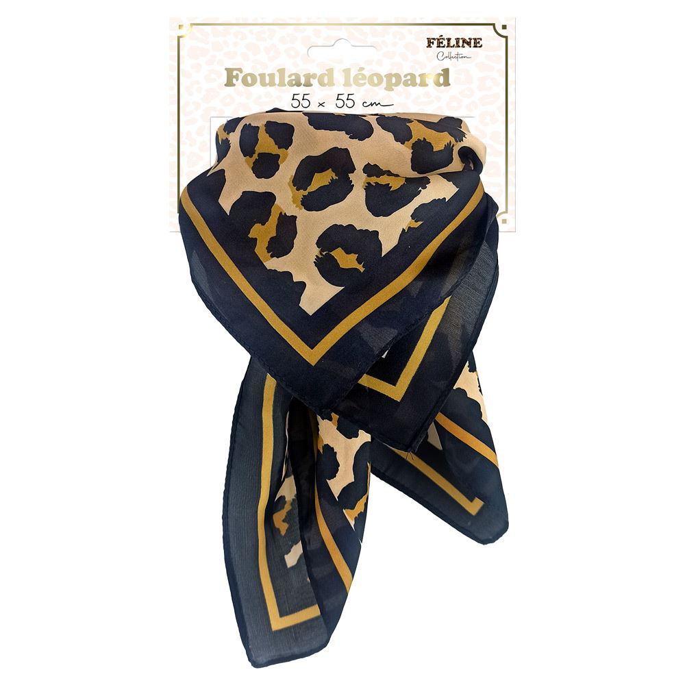 Foulard leopard