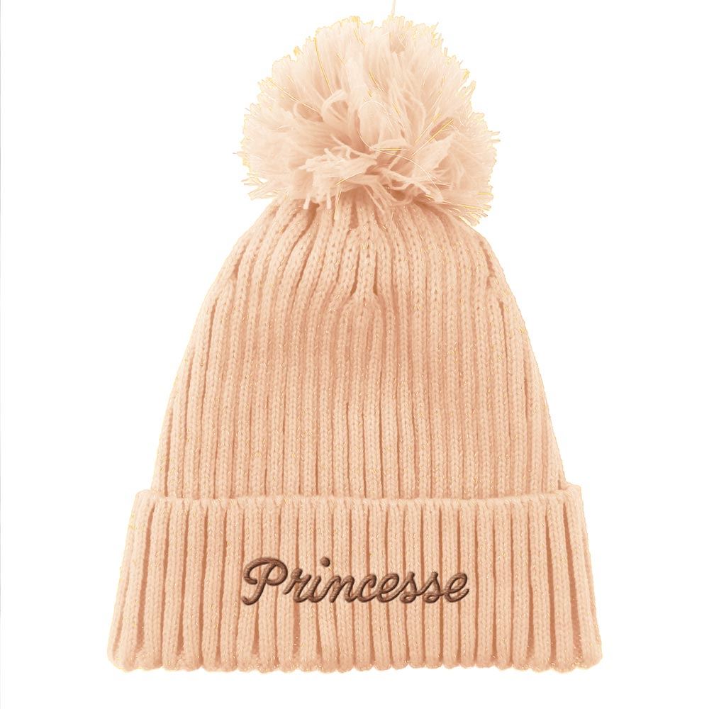 Bonnet hiver a paillettes princesse
