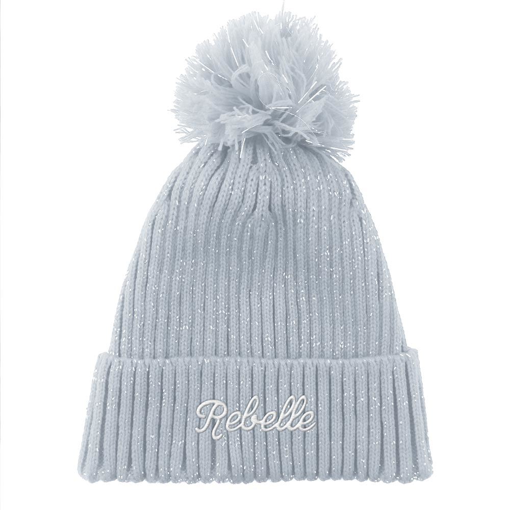 Bonnet hiver a paillettes rebelle