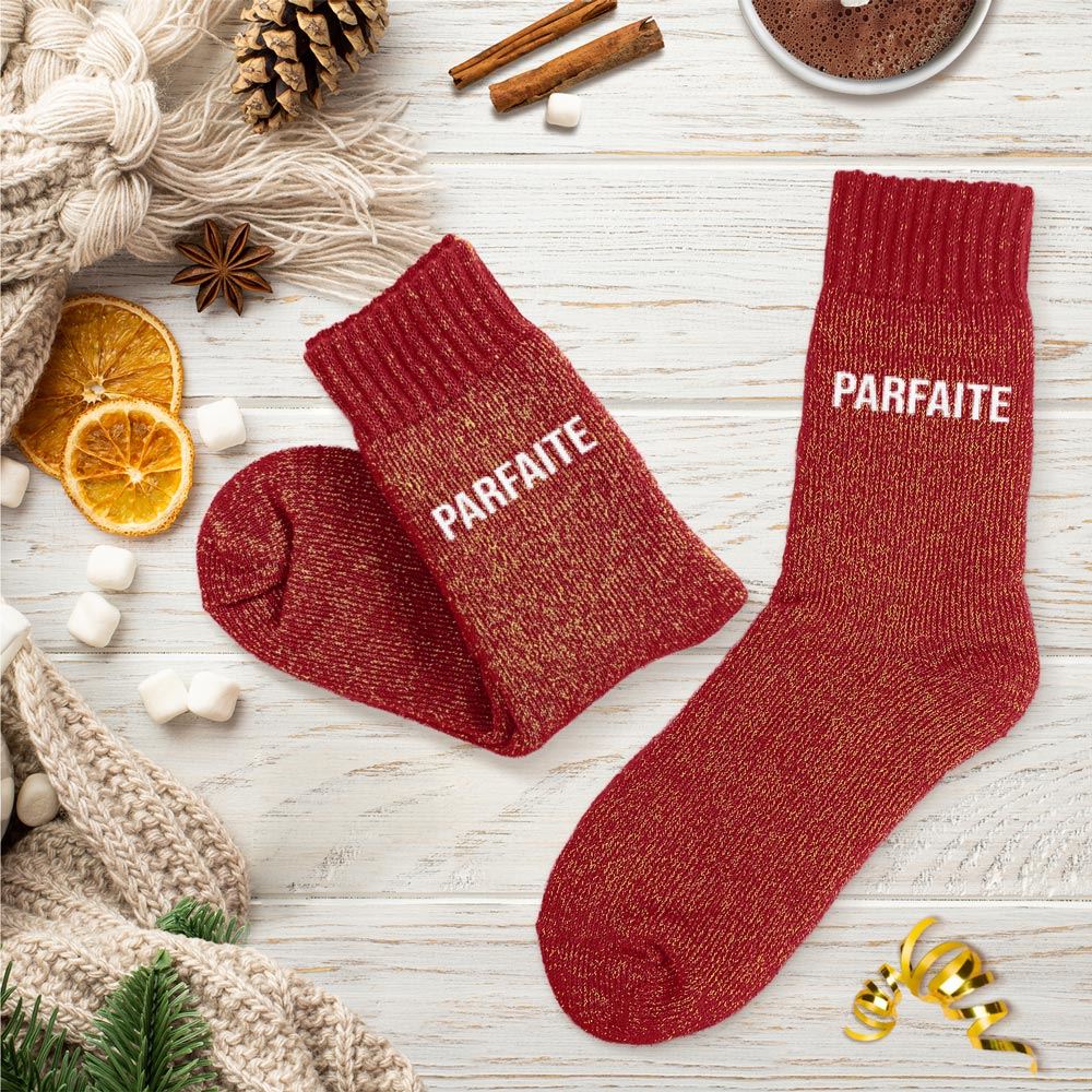 Chaussettes hiver a paillettes parfaite