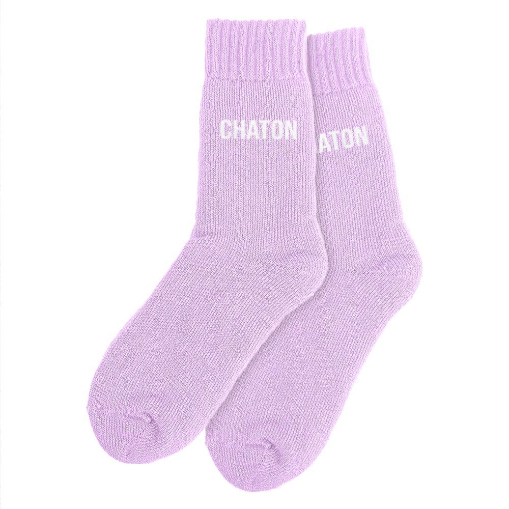 Chaussettes hiver a paillettes chaton