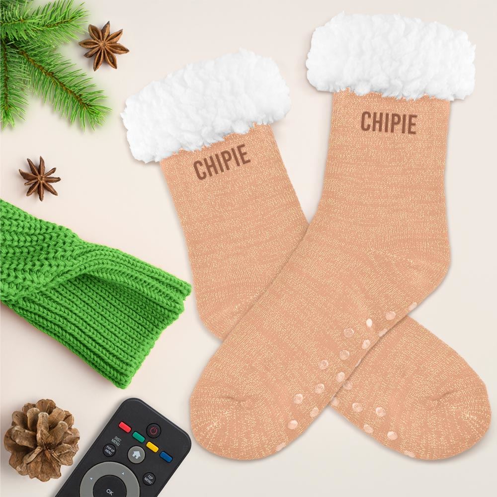 Chaussettes moumoutes a paillettes chipie