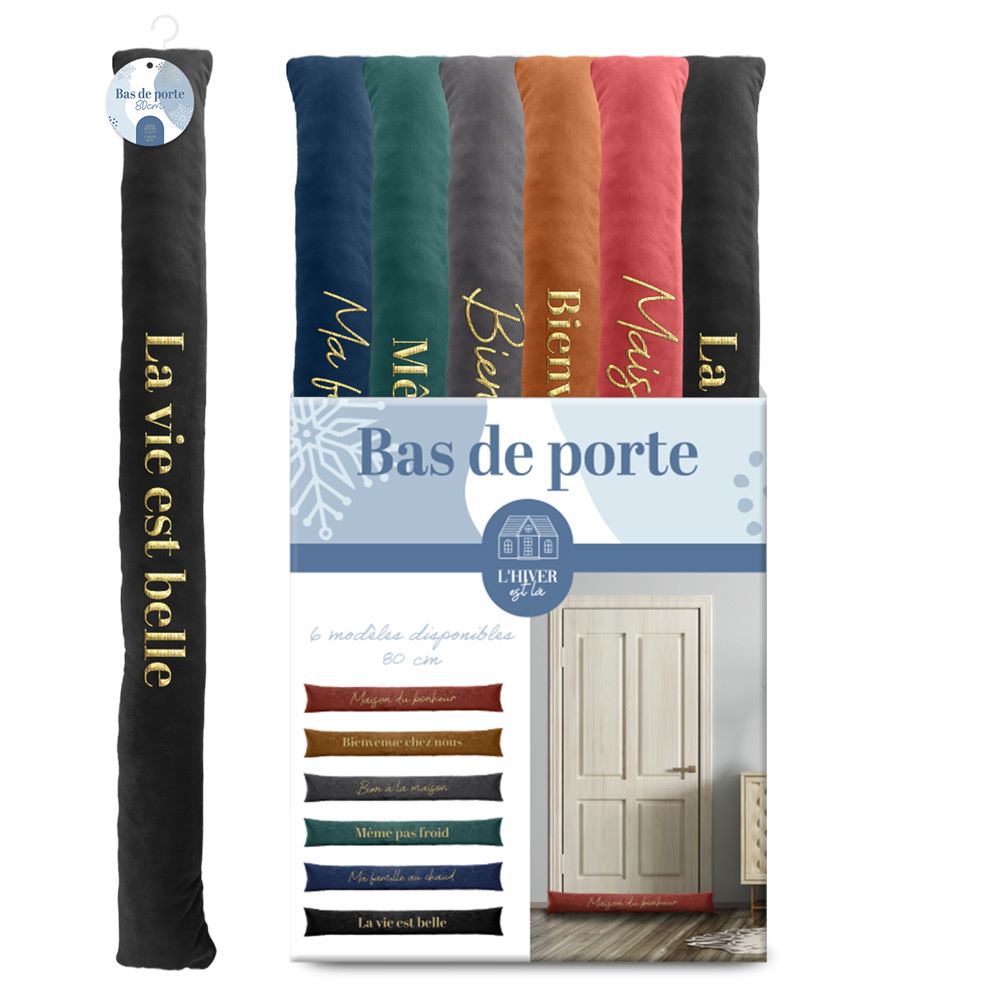 Bas de porte velours 6mods /36pcs