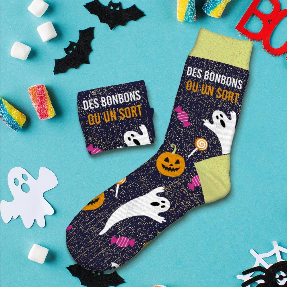 Chaussettes paillettes halloween 10mods/ 60pcs