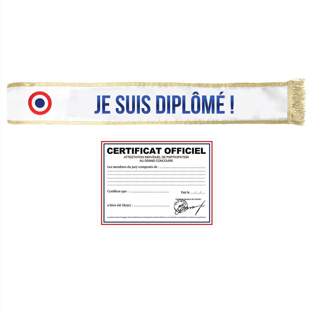 Echarpe je suis diplÔme