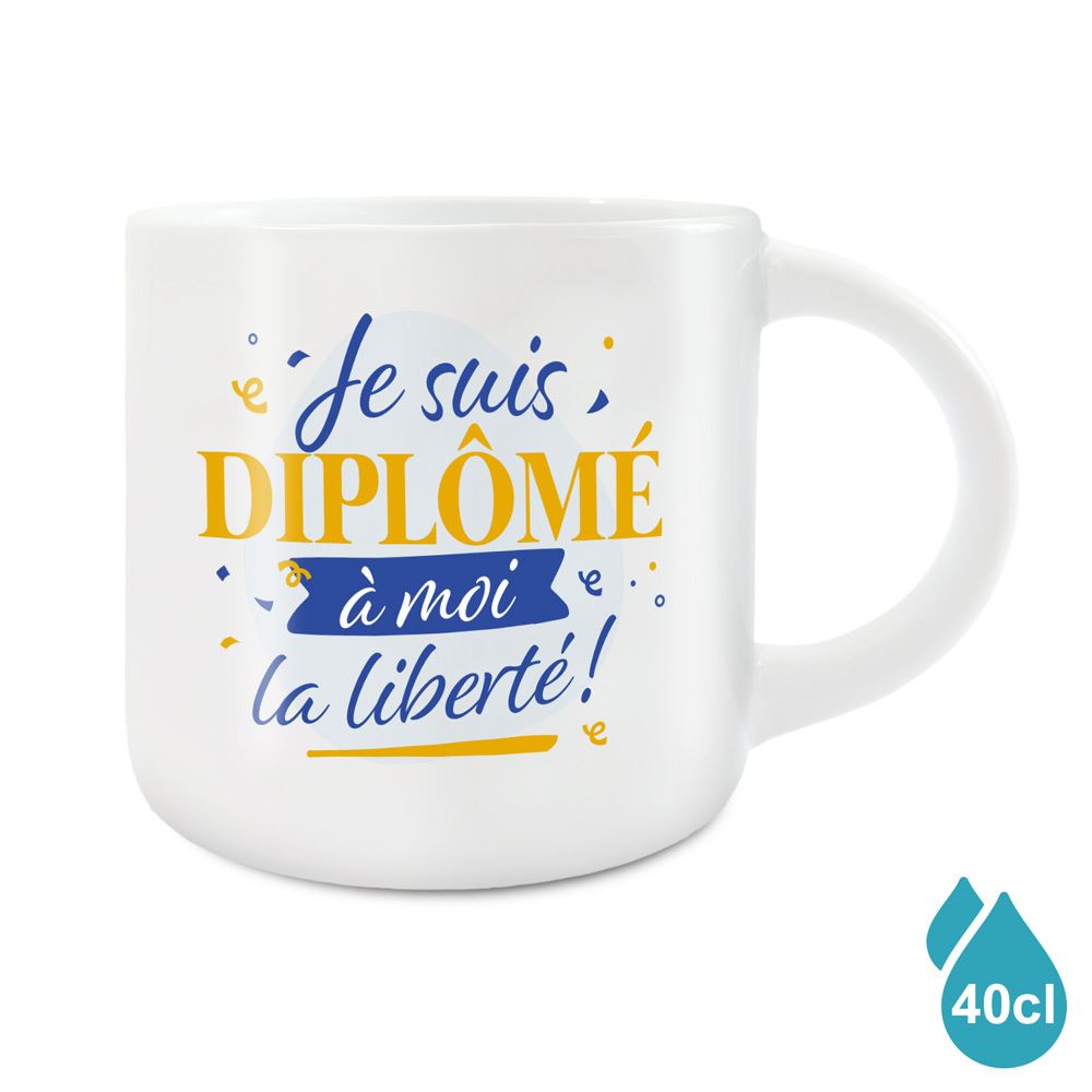 Grand mug je suis diplÔme