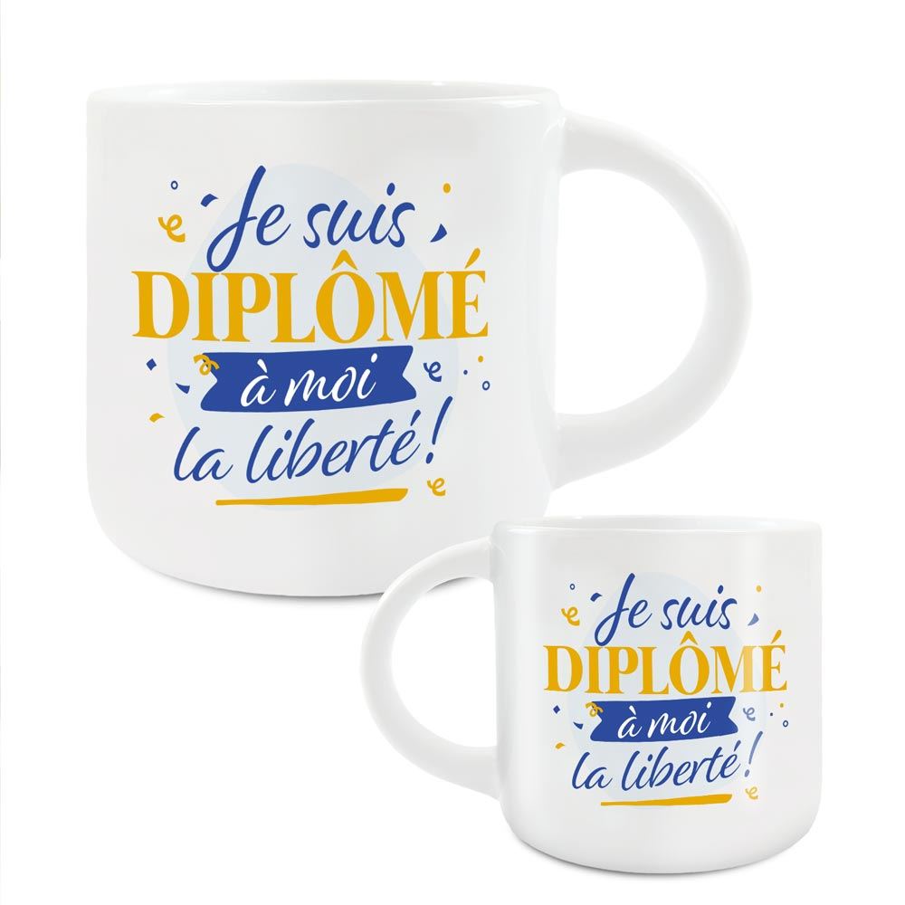 Grand mug je suis diplÔme