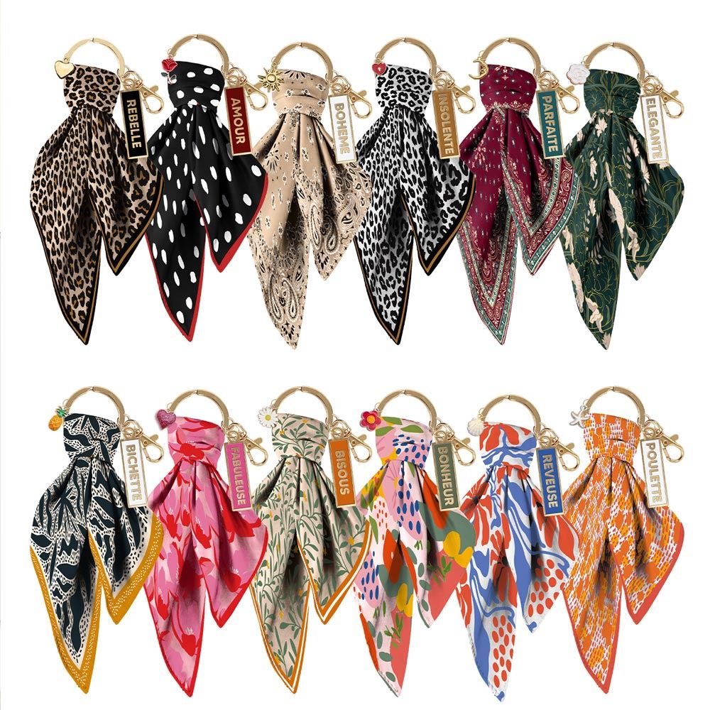 Display bijoux de sac foulard charms 12mods /72pcs