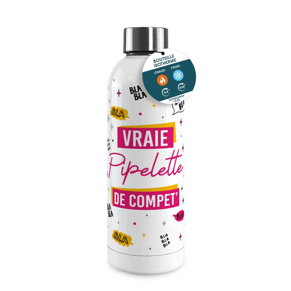 Gourde isotherme large vraie pipelette de compet