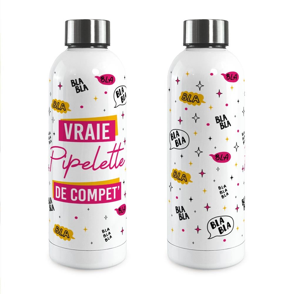 Gourde isotherme large vraie pipelette de compet