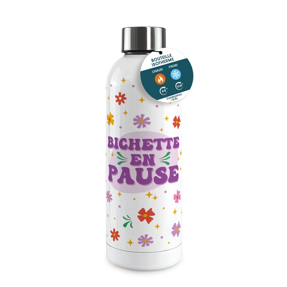 Gourde isotherme large bichette en pause