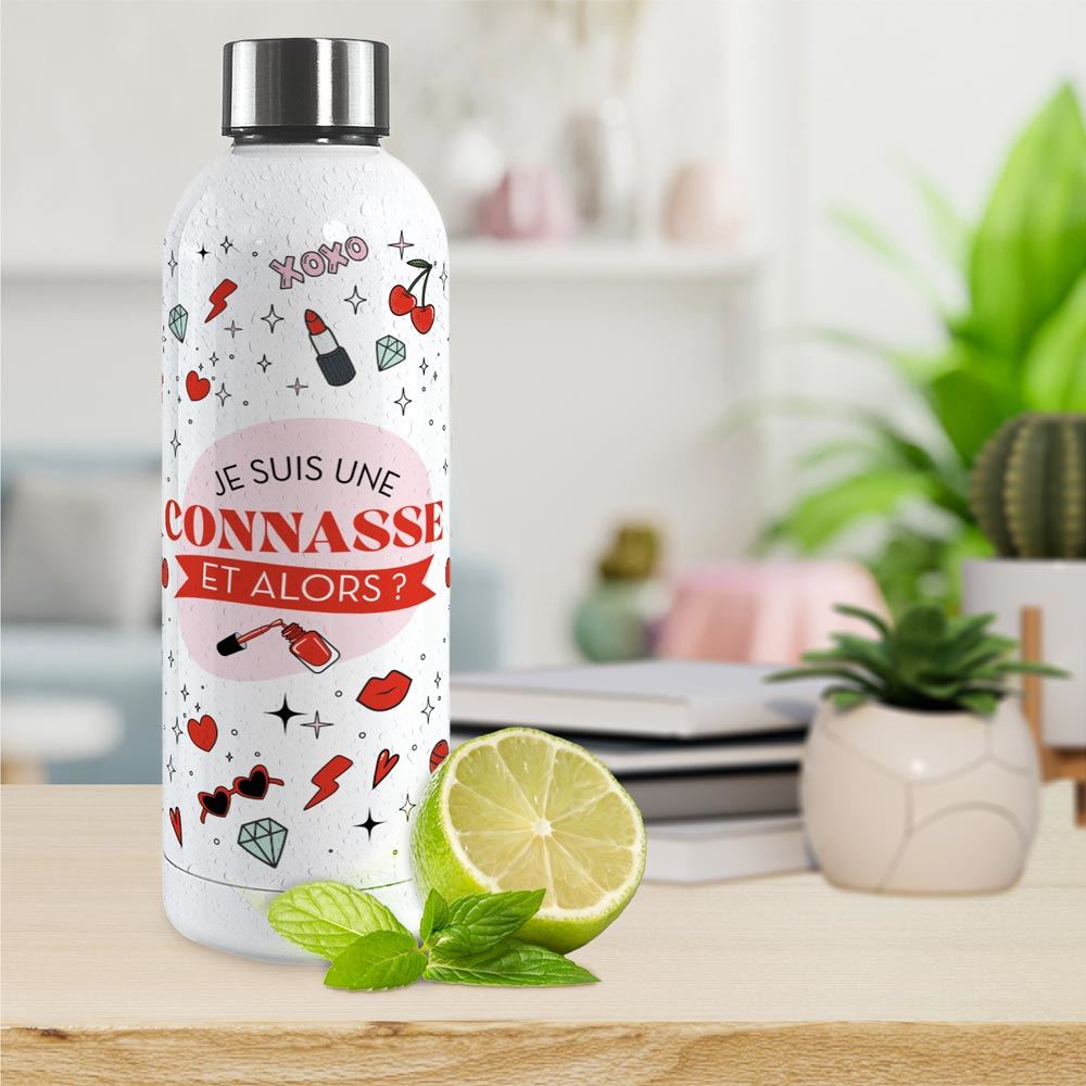 Gourde isotherme large je suis une connasse et alors ?