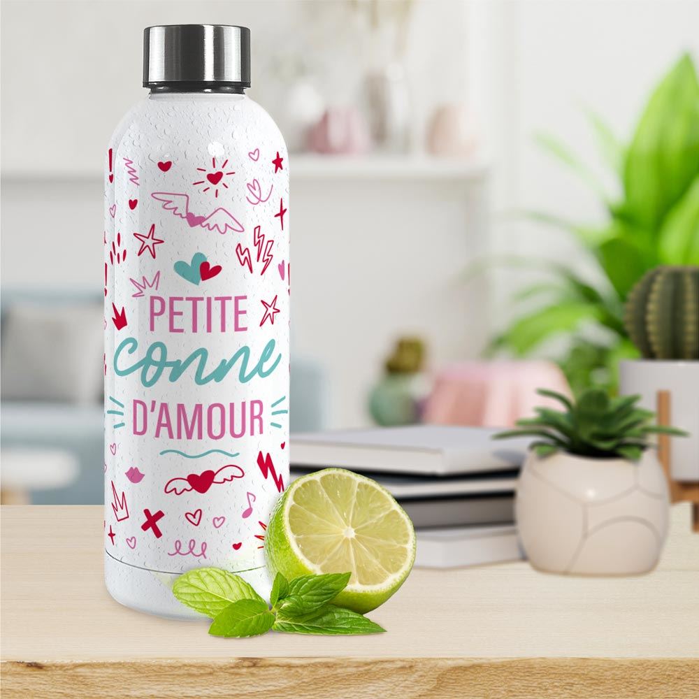 Gourde isotherme large petite conne d'amour