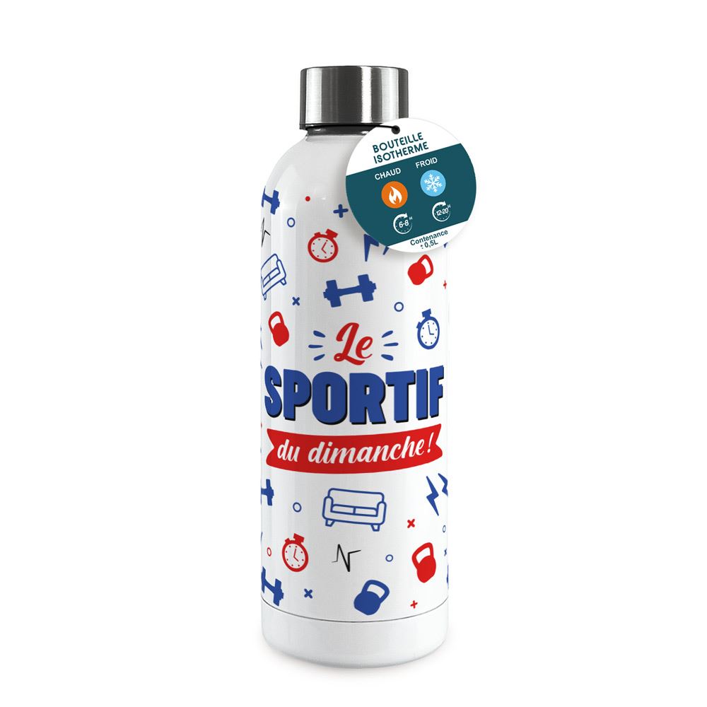 Gourde isotherme large le sportif