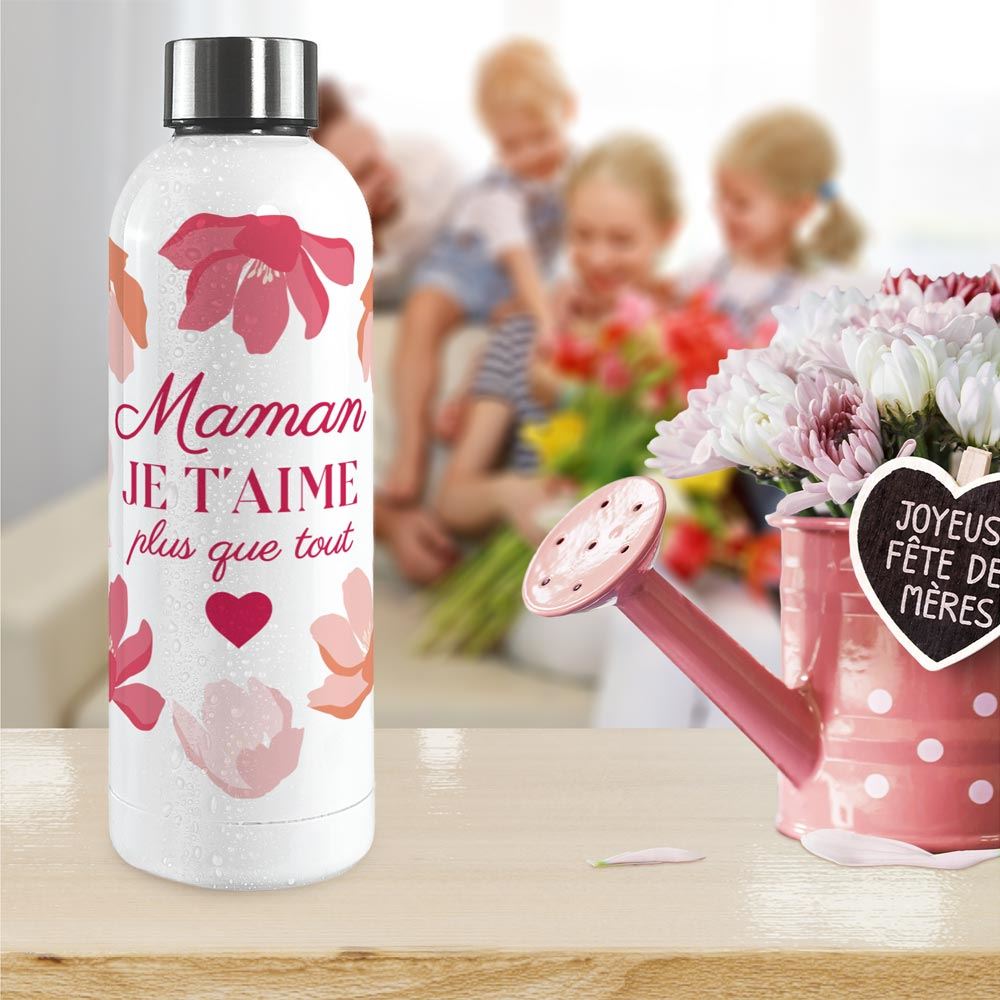 Gourde isotherme large maman je t aime