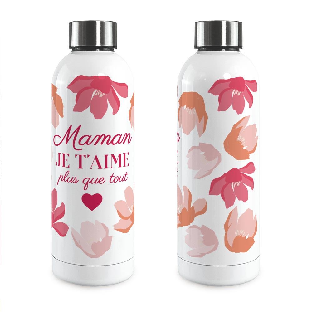 Gourde isotherme large maman je t aime