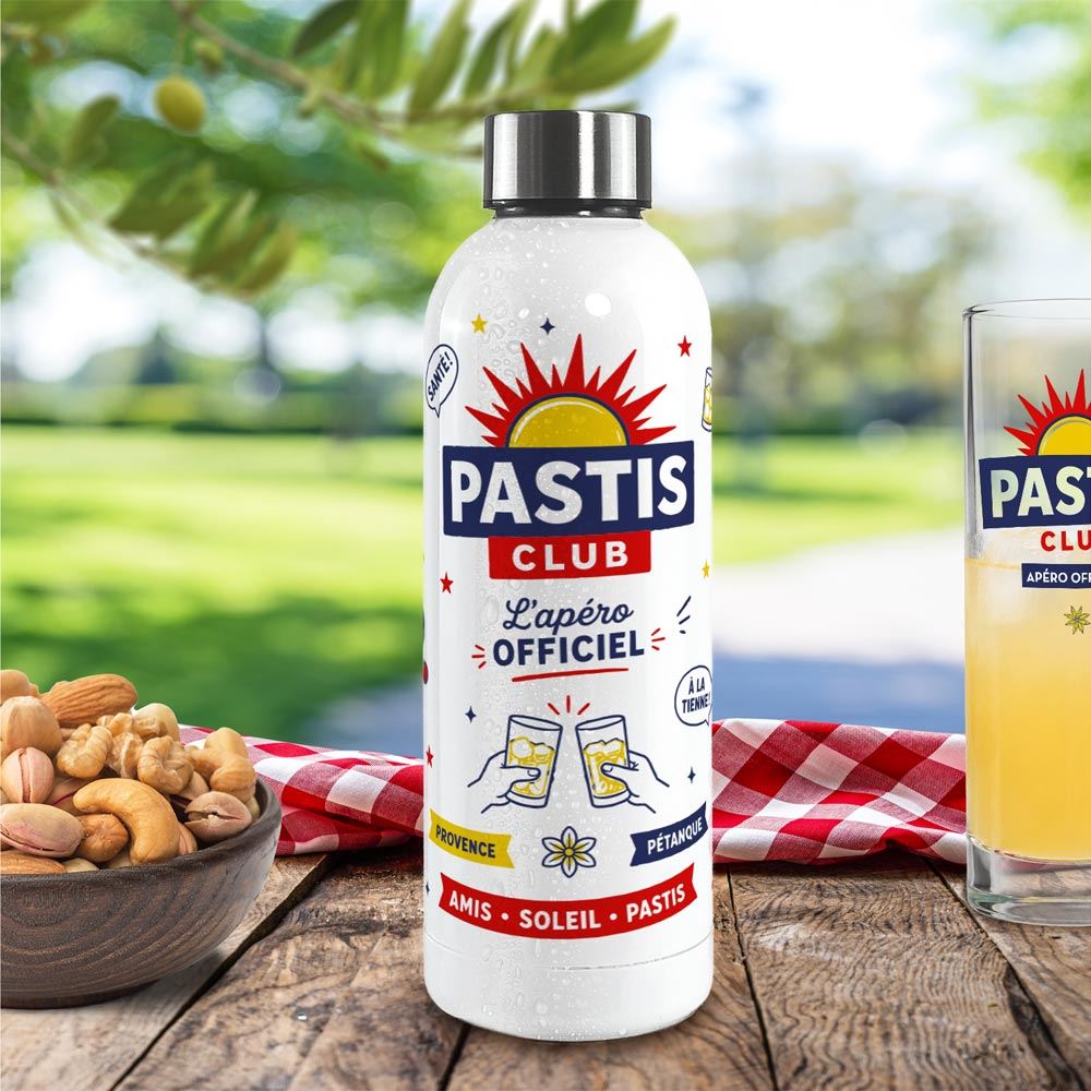 Gourde isotherme large pastis club