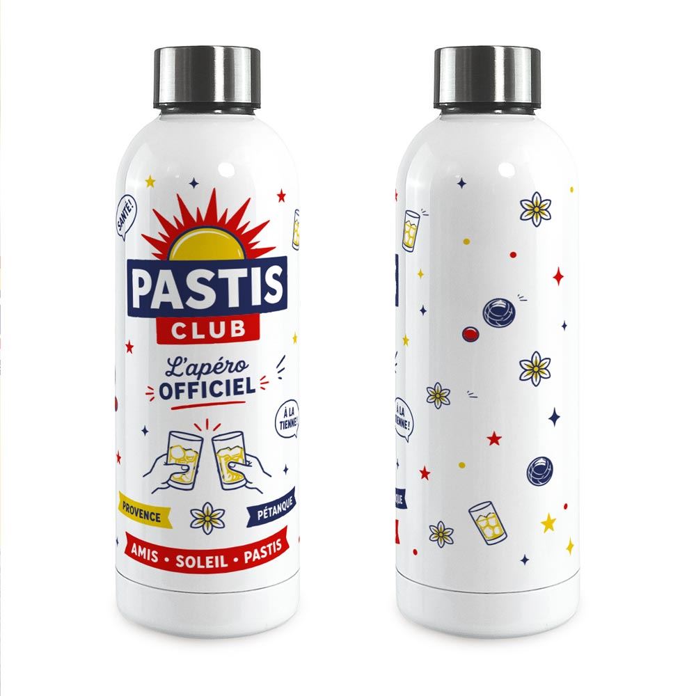 Gourde isotherme large pastis club