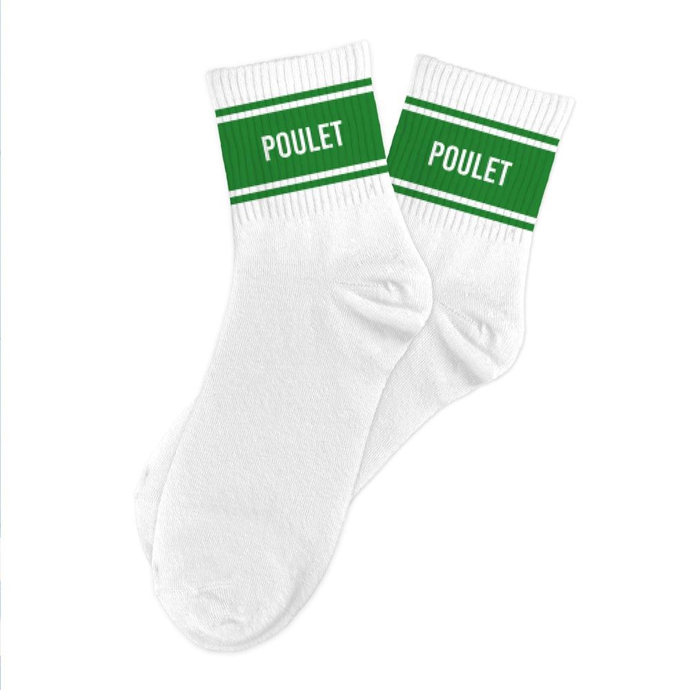 Chaussettes homme a bandes poulet