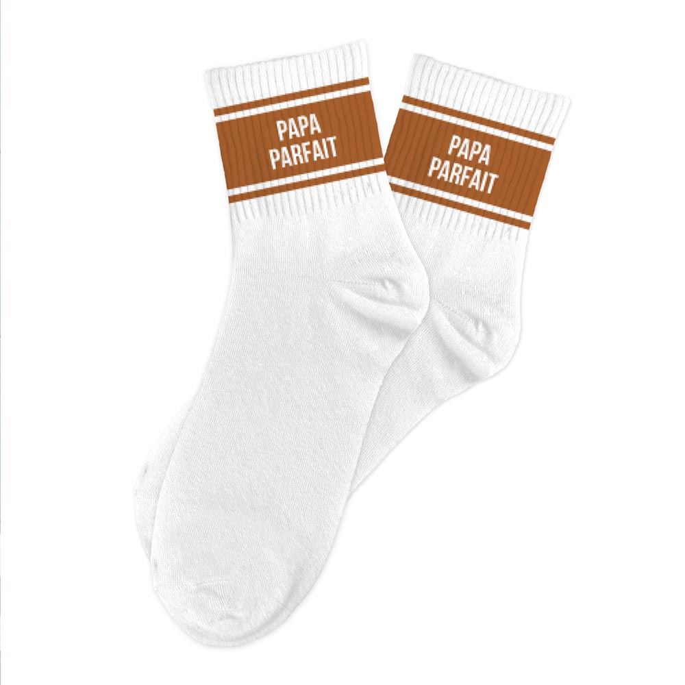 Chaussettes homme a bandes papa parfait