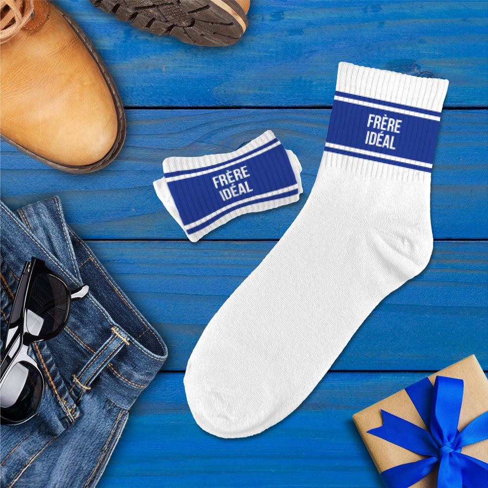 Chaussettes homme a bandes frere ideal