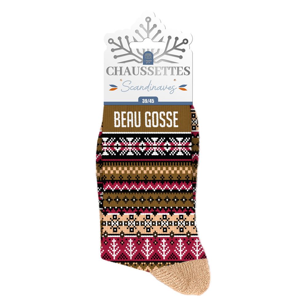 Chaussettes scandinaves homme beau gosse