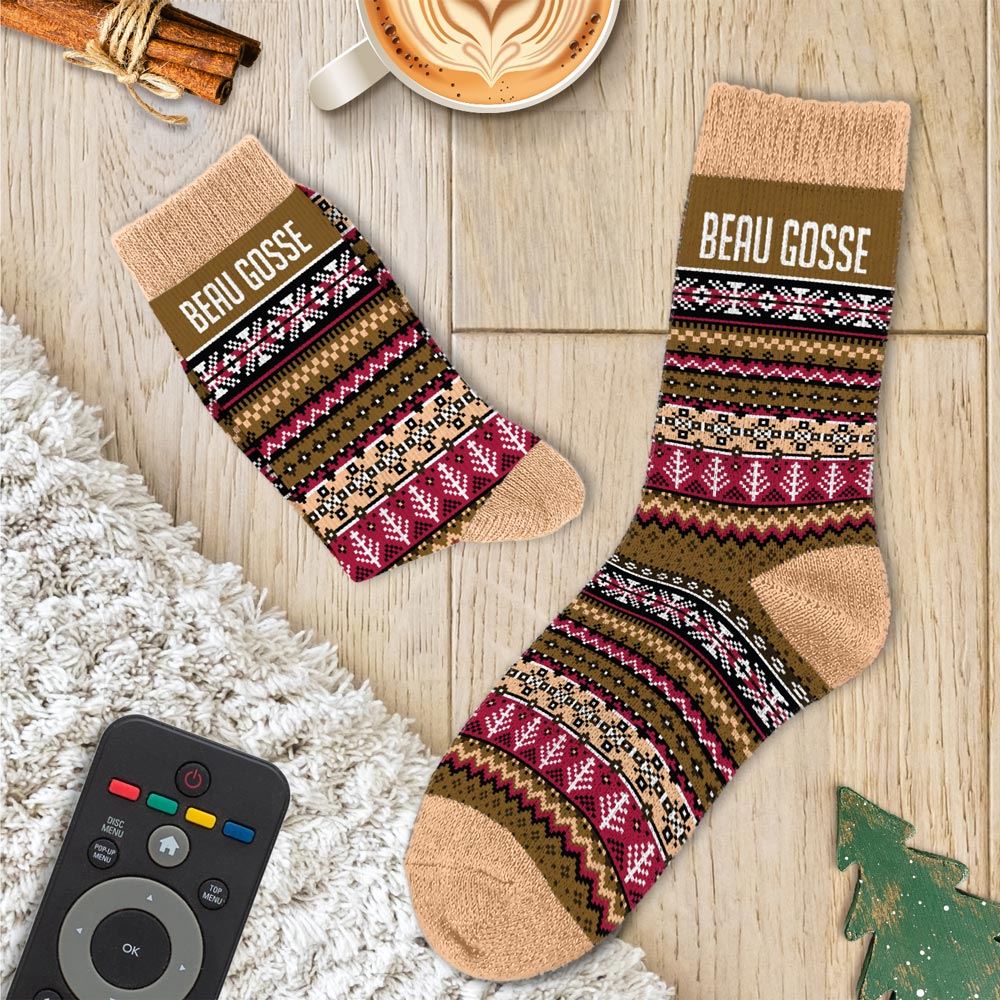 Chaussettes scandinaves homme beau gosse