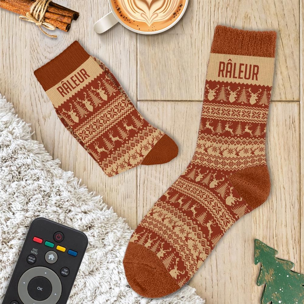 Chaussettes scandinaves homme raleur