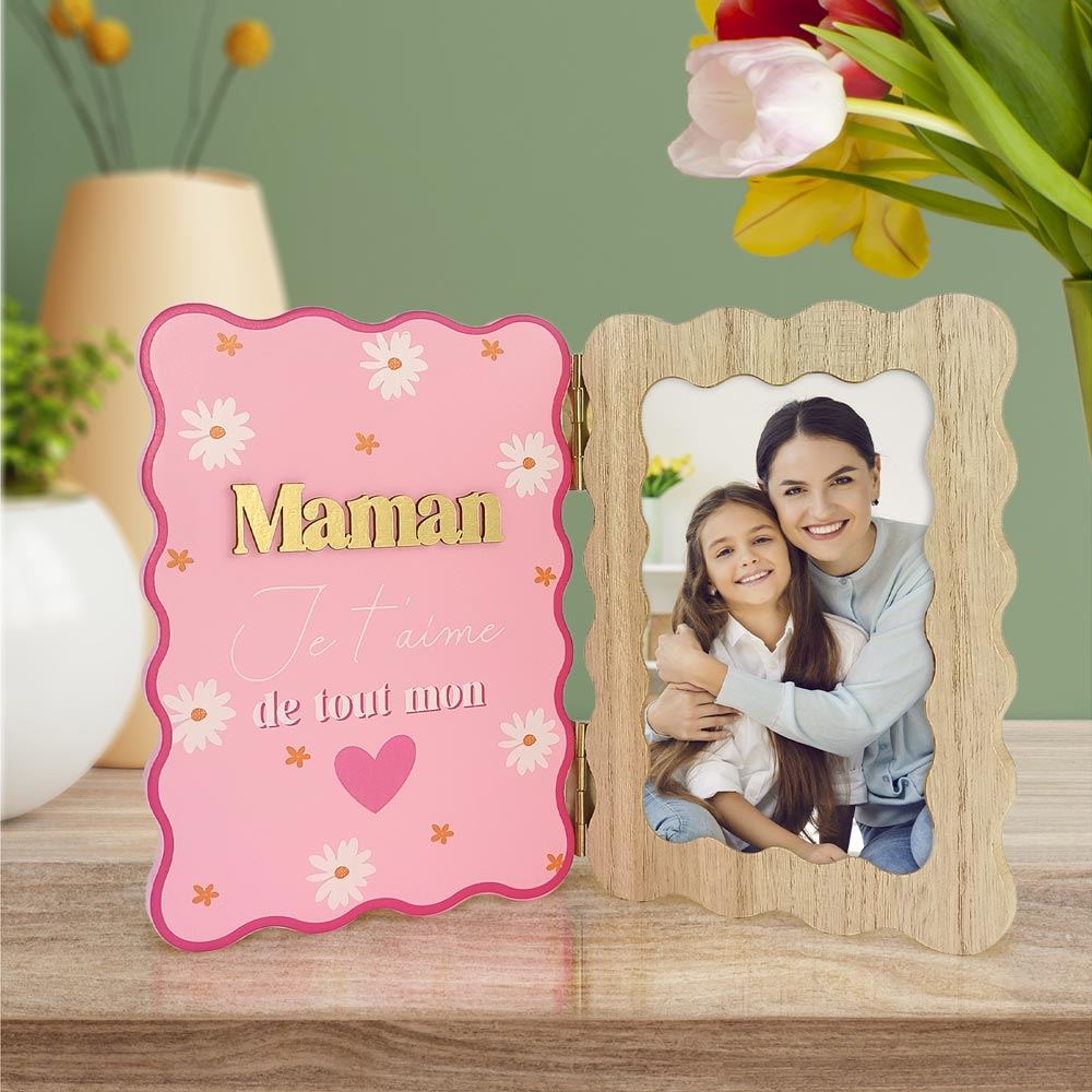 Cadre photo double maman je t aime