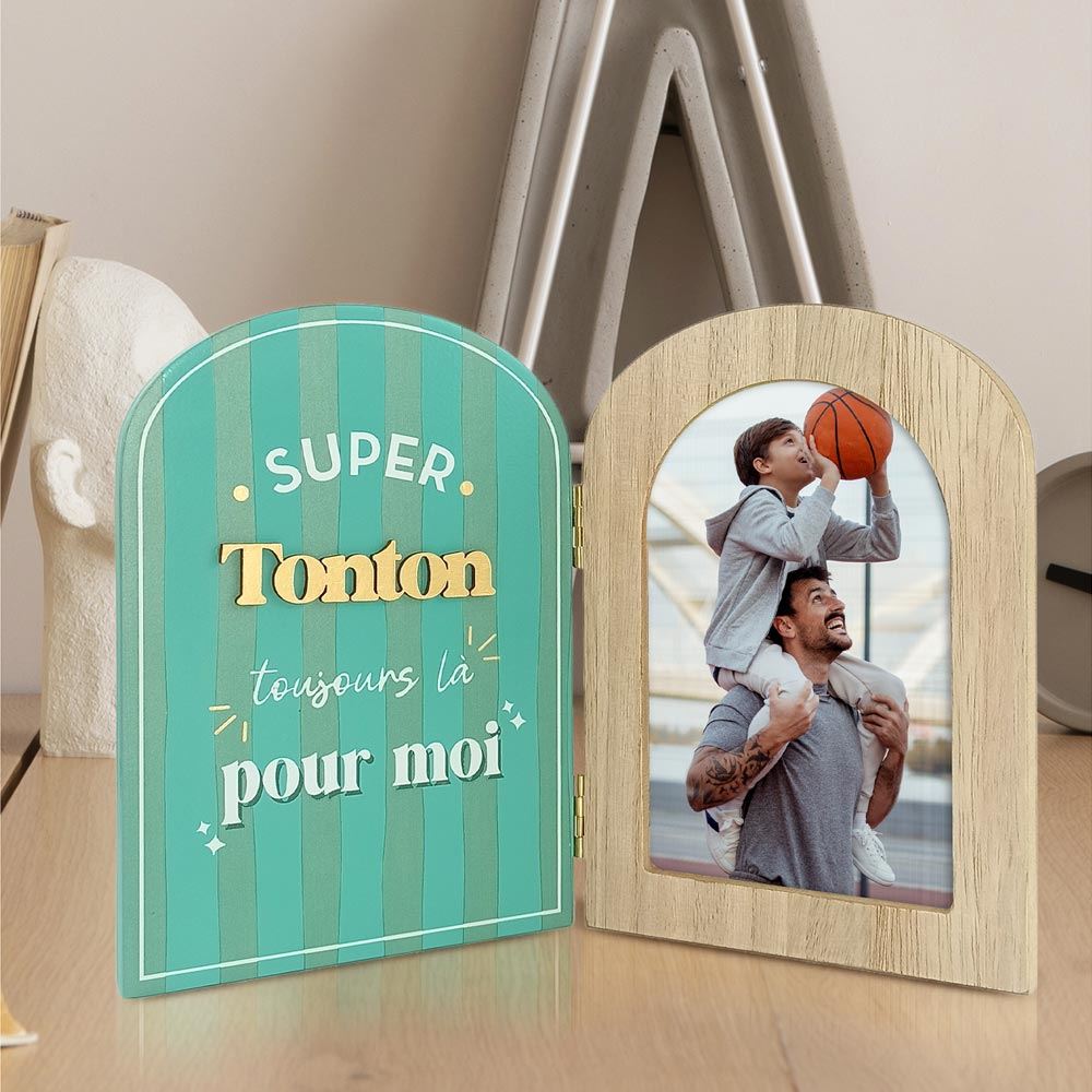 Cadre photo double super tonton