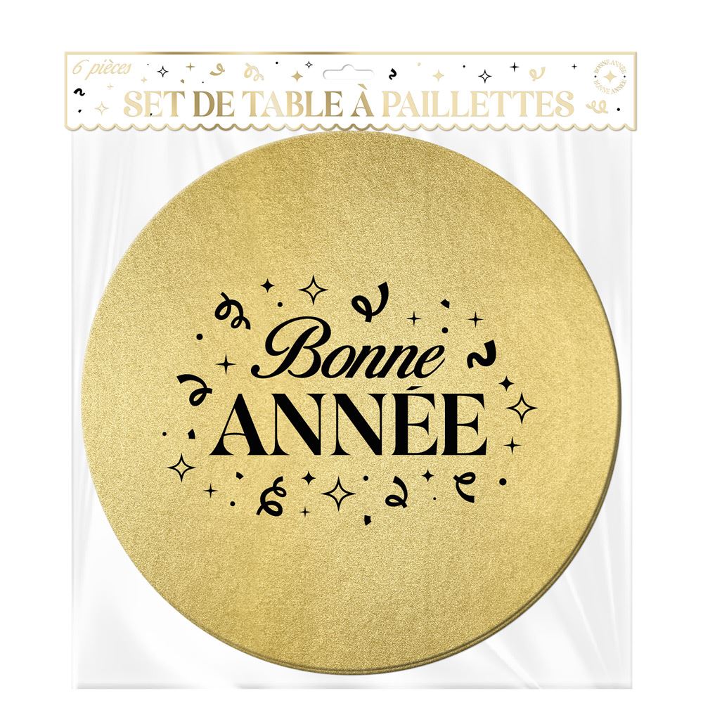 Set de table "bonne annee"