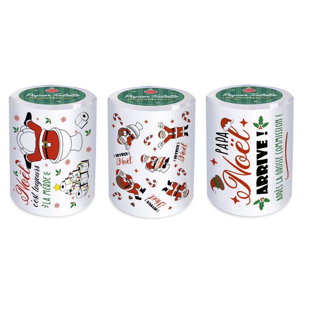 Papier wc noel 3mods /24pcs