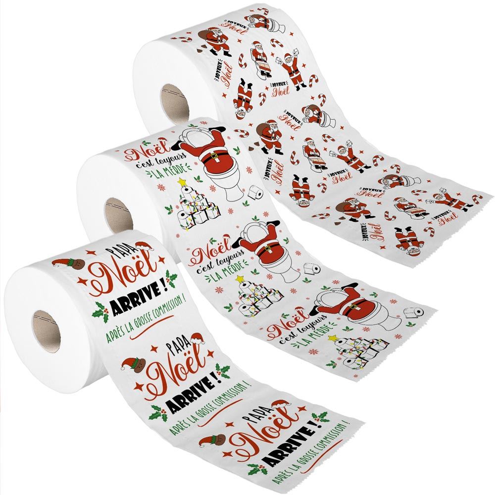 Papier wc noel 3mods /24pcs