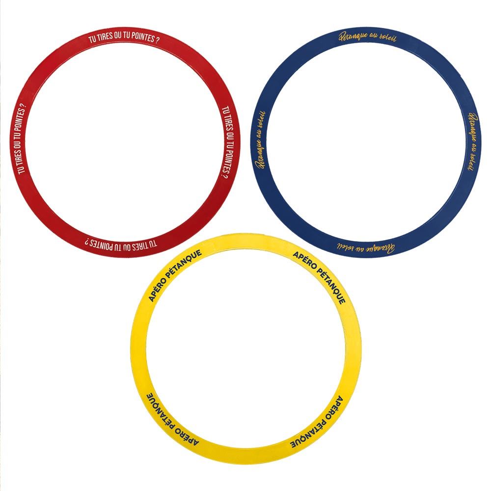 Cercle de petanque 3mods/12pcs