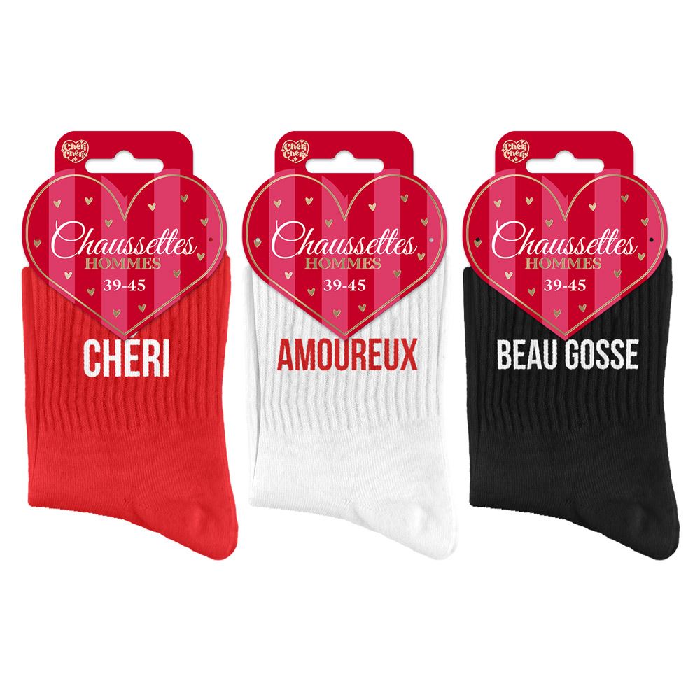 Assortiment de 18 chaussettes homme cheri