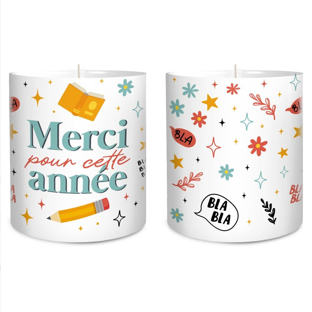 Bougie ceramique merci pour cette annee