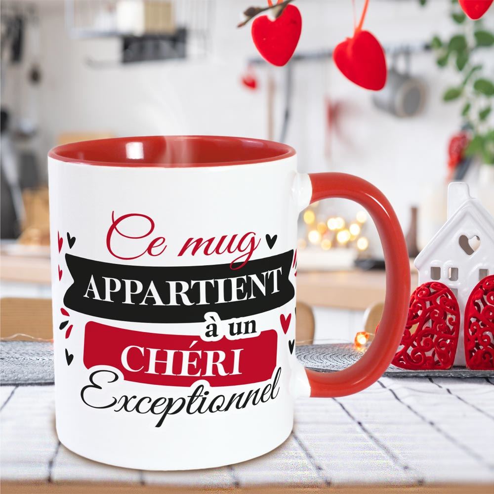 Mug rouge homme exceptionnel