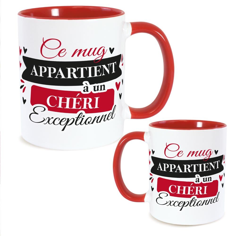 Mug rouge homme exceptionnel