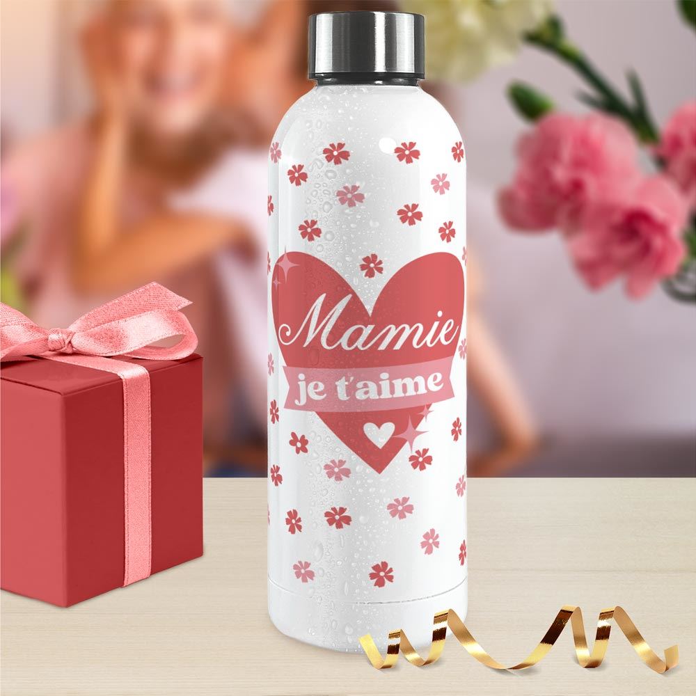 Gourde isotherme large mamie je t aime