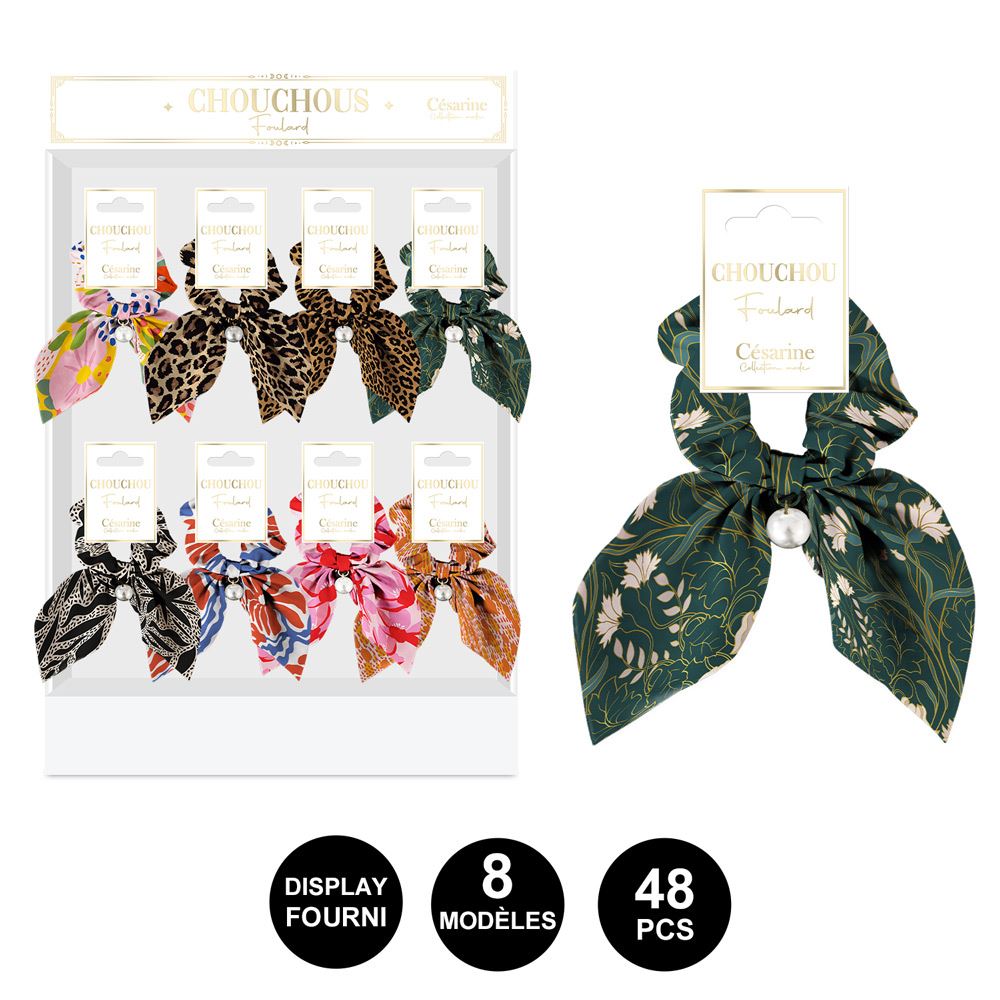 Display chouchous foulard 8mods / 48pcs