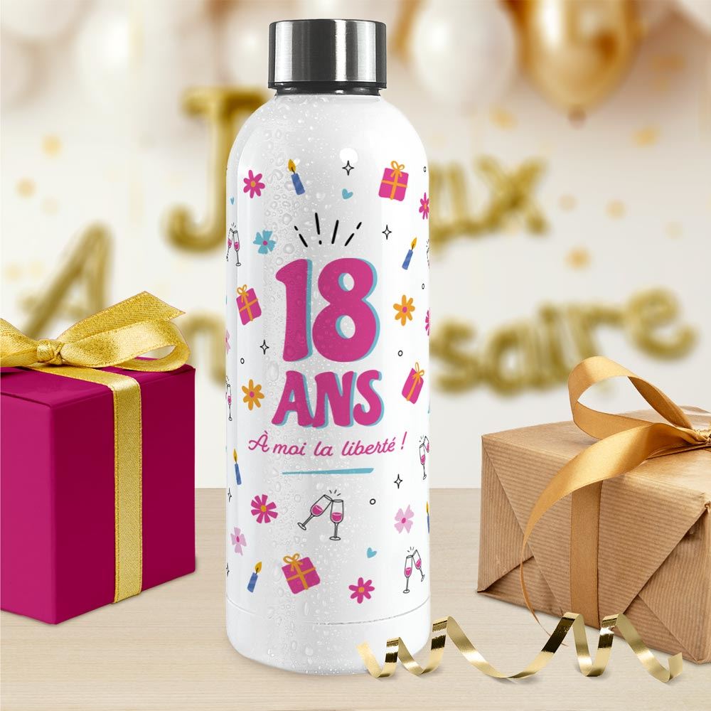 Gourde isotherme large femme 18 ans