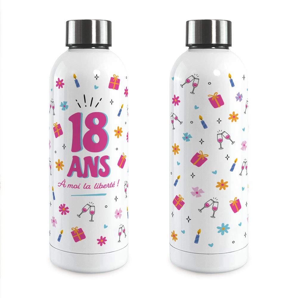 Gourde isotherme large femme 18 ans