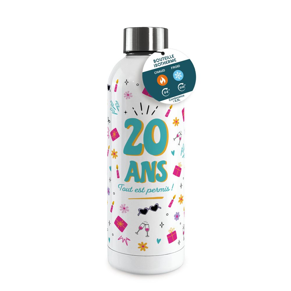 Gourde isotherme large femme 20 ans
