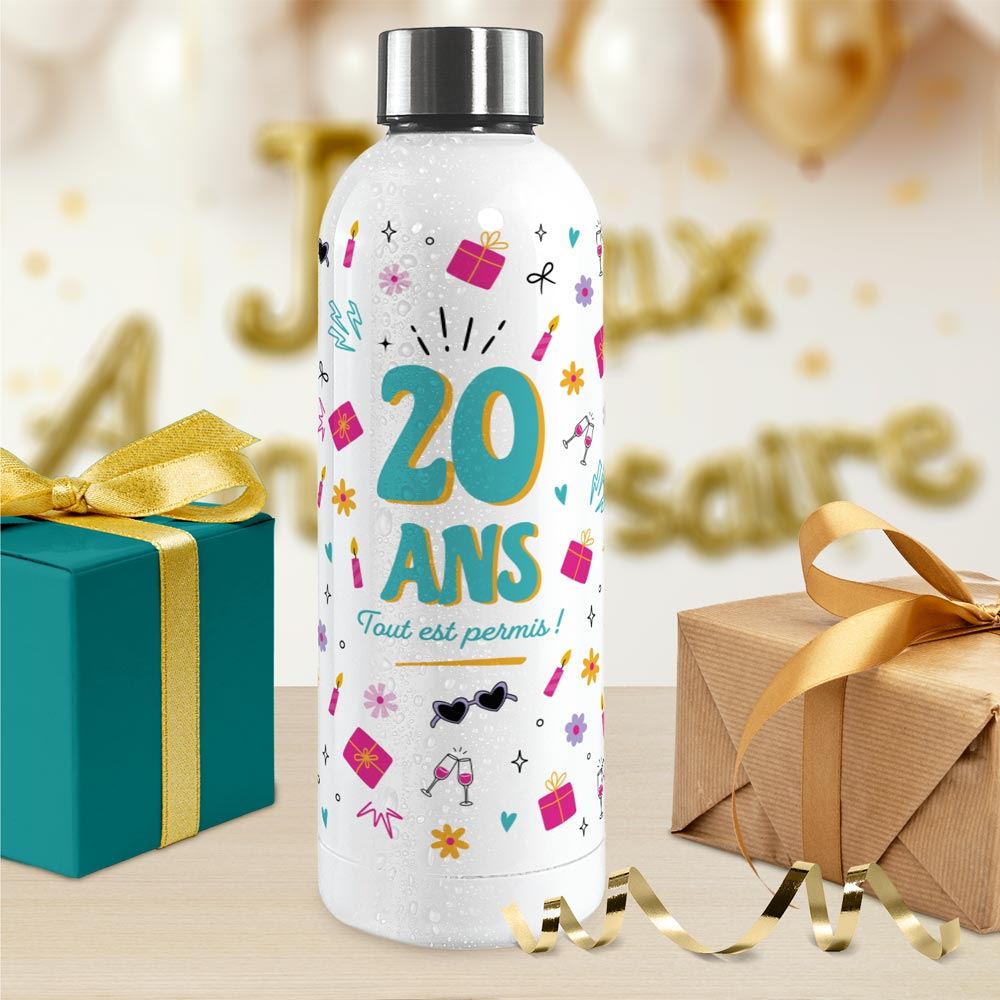 Gourde isotherme large femme 20 ans