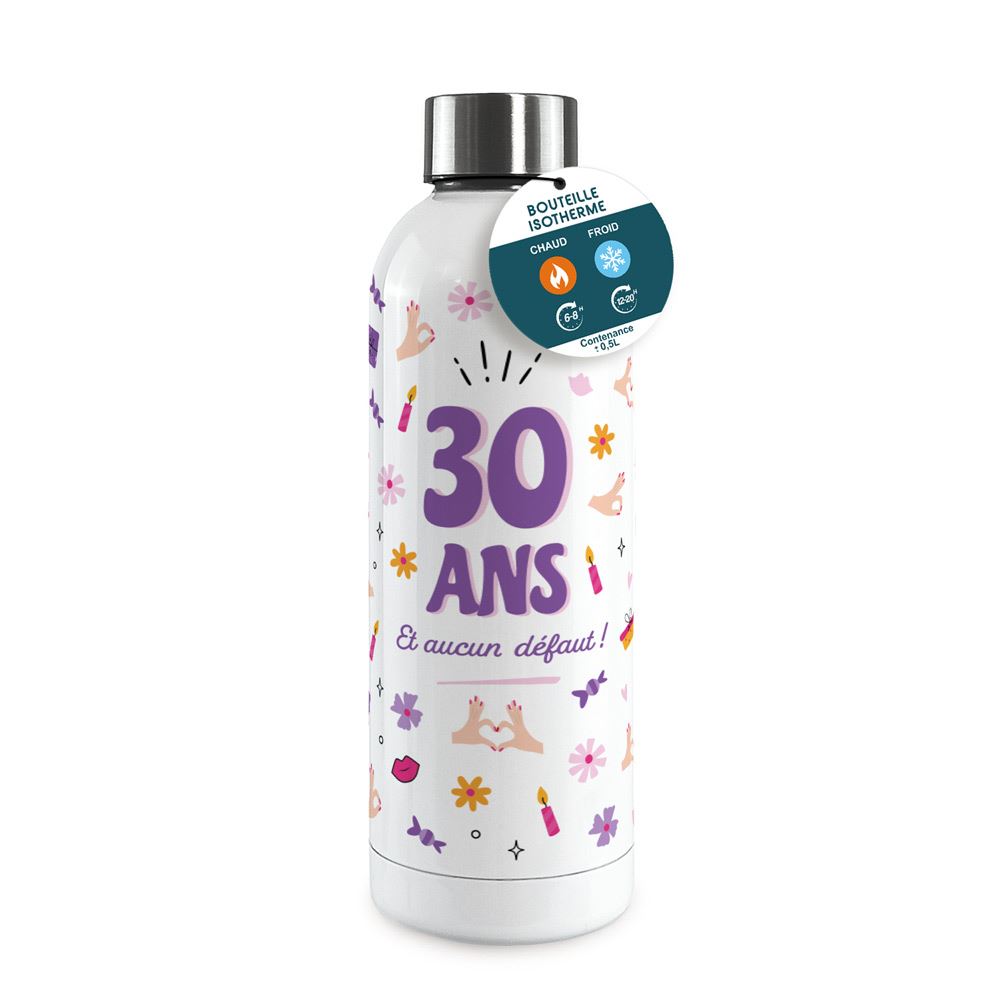 Gourde isotherme large femme 30 ans