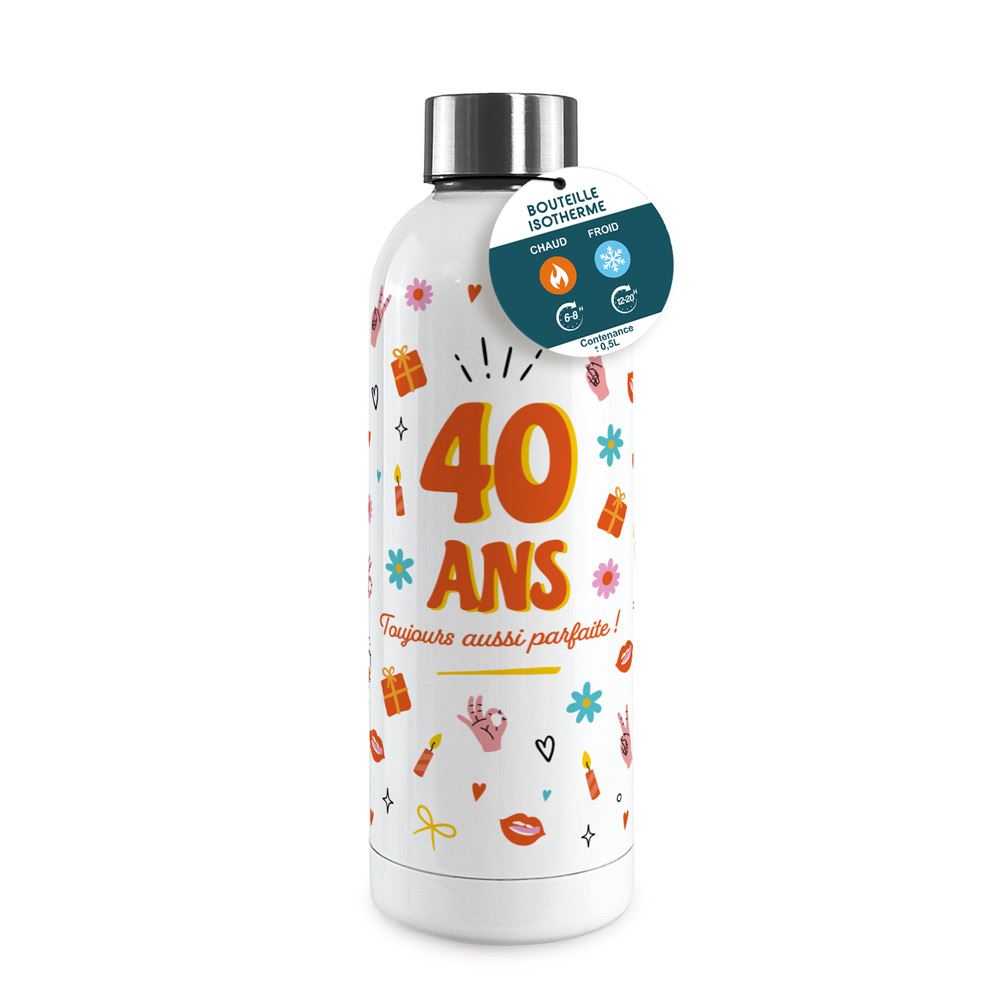 Gourde isotherme large femme 40 ans