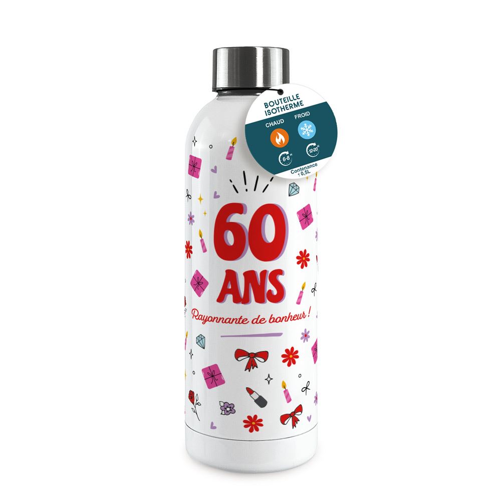 Gourde isotherme large femme 60 ans
