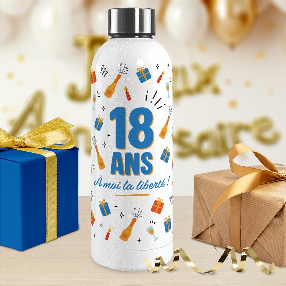 Gourde isotherme large homme 18 ans