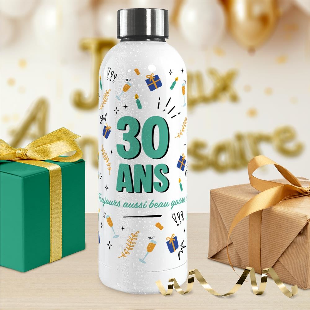 Gourde isotherme large homme 30 ans